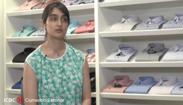Cinthya Piñero, Jefa de Finanzas y Comercio Exterior: “ICBC es el único banco que nos permite realizar la operatoria completamente online”.
